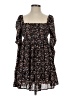 Mi ami 100% Polyester Floral Black Casual Dress Size XS - photo 1