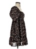 Mi ami 100% Polyester Floral Black Casual Dress Size XS - photo 4