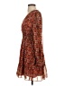 Max Studio 100% Polyester Paisley Brown Casual Dress Size XS - photo 5