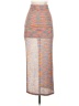 Unbranded Color Block Gray Casual Skirt Size XXS (estimated) - photo 2