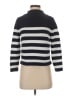 J.Crew Always 100% Cotton Stripes Gray Turtleneck Sweater Size XS - photo 1