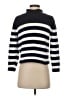 J.Crew Always 100% Cotton Stripes Gray Turtleneck Sweater Size XS - photo 2