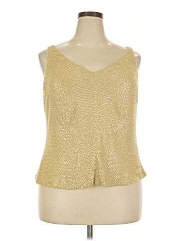 Carmen Marc Valvo Sleeveless Top (view 1)