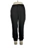 Charter Club 100% Polyester Solid Black Sweatpants Size 16 (petite) - photo 1