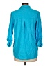 Hollister Teal Blue 3/4 Sleeve Button-Down Shirt Size L - photo 2