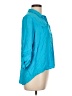 Hollister Teal Blue 3/4 Sleeve Button-Down Shirt Size L - photo 4
