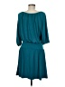 Express Solid Teal Casual Dress Size M - photo 2