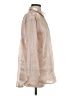 By Anthropologie 100% Polyester Metallic Ivory Long Sleeve Blouse Size S - photo 4