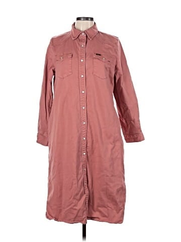 Lee 3/4 Sleeve Button-Down Shirt (view 1)