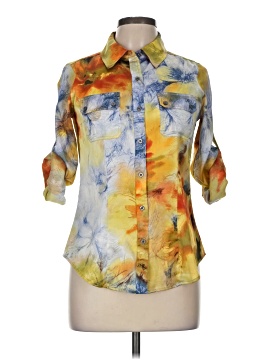 Calvin Klein 3/4 Sleeve Button Down Shirt