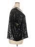 Torrid 100% Polyester Black Short Sleeve Blouse Size 4X Plus (4) - photo 4