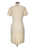 Lands' End Solid Ivory Casual Dress Size 8 (petite) - photo 2