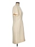 Lands' End Solid Ivory Casual Dress Size 8 (petite) - photo 4