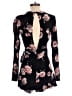 Cotton Candy LA 100% Rayon Floral Black Romper Size S - photo 2
