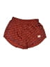 Nike 100% Polyester Print Red Athletic Shorts Size M - photo 1