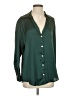 Zara 100% Polyester Green 3/4 Sleeve Blouse Size XS - photo 1