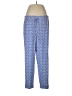Talbots Print Blue Casual Pants Size L - photo 1