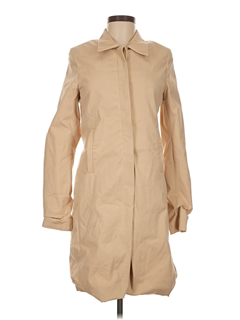 Pre-owned Theory Trenchcoat In Tan