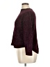 John Paul Richard 100% Polyester Tweed Burgundy Turtleneck Sweater Size XL - photo 5