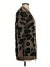 Aqua Animal Print Brown Cardigan Size XS - photo 4
