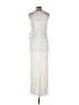 Mac Duggal 100% Polyester Silver Cocktail Dress Size 10 - photo 2