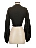 Shore 100% Linen Black Long Sleeve Blouse Size S (estimated) - photo 2