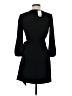 J.Crew 100% Polyester Black Casual Dress Size 0 (petite) - photo 2