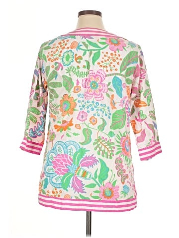 Gretchen Scott Designs 3/4 Sleeve Blouse (view 2)