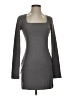 Dynamite Solid Gray Casual Dress Size S - photo 1