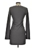 Dynamite Solid Gray Casual Dress Size S - photo 2
