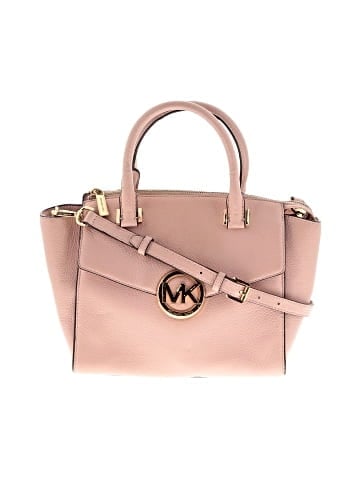 MICHAEL Michael Kors Leather Satchel (view 1)