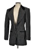 Casual Corner Houndstooth Gray Blazer Size 4 - photo 1