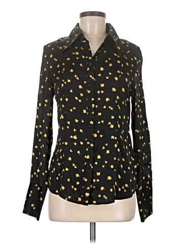 & Other Stories Long Sleeve Silk Top (view 1)