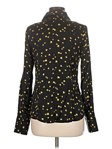 & Other Stories Long Sleeve Silk Top (view 2)