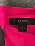 J.Crew 100% Polyester Solid Pink Casual Dress Size 2 - photo 7