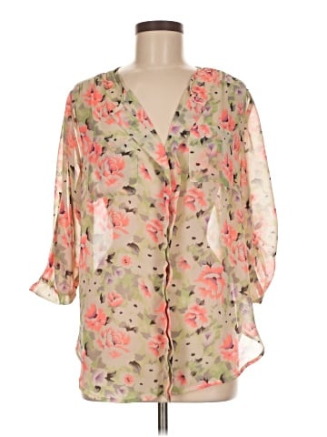 Coveted Clothing 3/4 Sleeve Blouse (view 1)