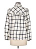 J.Crew 100% Cotton Checkered-gingham Ivory Long Sleeve Blouse Size M - photo 2