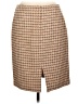Peter Nygard Tweed Tan Formal Skirt Size 10 - photo 2