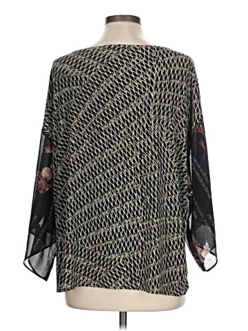 Travelers by Chico's 3/4 Sleeve Blouse (view 2)