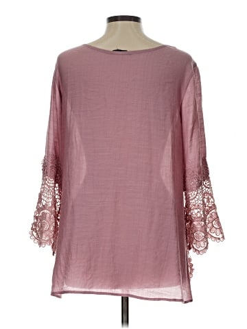 Unique Spectrum 3/4 Sleeve Blouse (view 2)