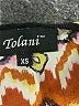 Tolani 100% Silk Orange Long Sleeve Silk Top Size XS - photo 7