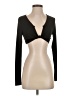 Princess Polly Black Long Sleeve Top Size 4 - photo 1