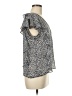Maison d' Amelie 100% Polyester Gray Short Sleeve Blouse Size M - photo 4
