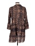 Assorted Brands 100% Polyester Paisley Brown Casual Dress Size Med - Lg - photo 2