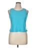 Delicates 100% Cotton Blue Tank Top Size XL - photo 1