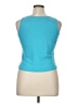 Delicates 100% Cotton Blue Tank Top Size XL - photo 2