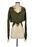 Just Polly 100% Acrylic Green Pullover Sweater Size S - photo 1