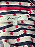 Foxcroft 100% Polyester Stripes Silver Long Sleeve Blouse Size 2 - photo 7