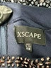 Xscape 100% Polyester Black Blue Cocktail Dress Size 16W - photo 6