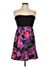 Roxy Floral Black Cocktail Dress Size L - photo 1